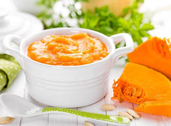 13 cách nấu cháo bí đỏ cho bé và lượng ăn tốt nhất - 5