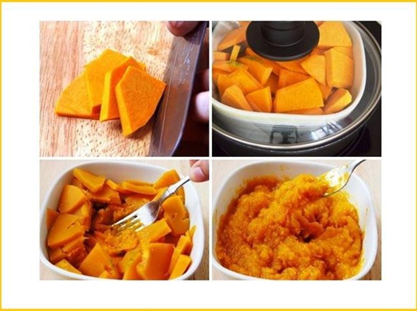 13 cách nấu cháo bí đỏ cho bé và lượng ăn tốt nhất - 6