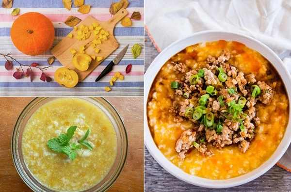 13 cách nấu cháo bí đỏ cho bé và lượng ăn tốt nhất - 9