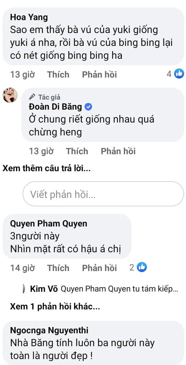 2 con gái bị nói mặt giống hệt người giúp việc đoàn di băng bình thản đáp - 3