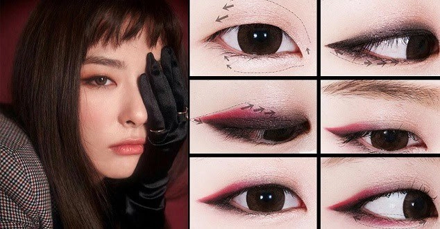 2010 chị em trẩy hội học ngay cách make-up mắt 1 mí biến hình long lanh không cần kích mí - 8