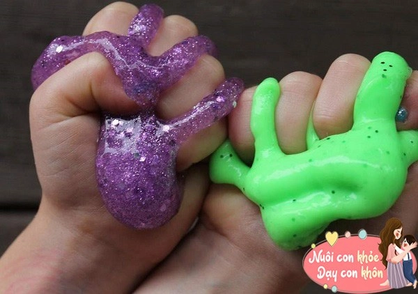 3 cách làm chất nhờn ma quái slime từ nguyên liệu an toàn ngay trong bếp mẹ cùng con làm - 5