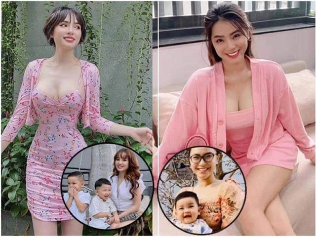3 năm sinh 2 con bà xã lê hoàng vẫn tự tin không cài áo khoe ngực thả rông - 18