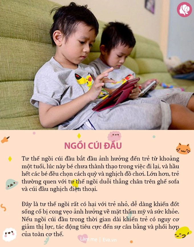 5 tư thế ngồi xấu dễ khiến trẻ gù lưng mẹ không sửa ngay con lớn lên thấp lùn hơn bạn - 3
