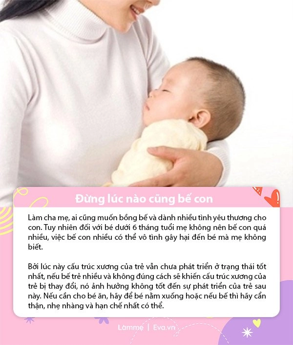 6 điều phải tránh khi chăm sóc trẻ sơ sinh hầu như mẹ nào cũng mắc ít nhất một lần - 6