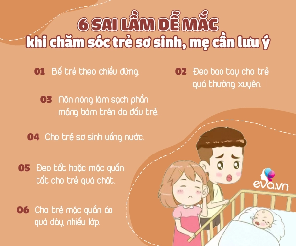 6 sai lầm dễ mắc của mẹ khiến trẻ sơ sinh rất sợ - 2