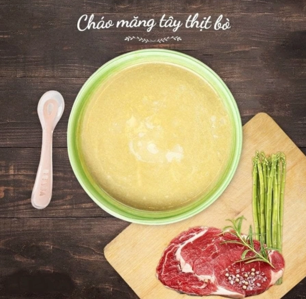 8 cách nấu cháo măng tây cho bé ăn dặm thơm ngon giàu dinh dưỡng - 3