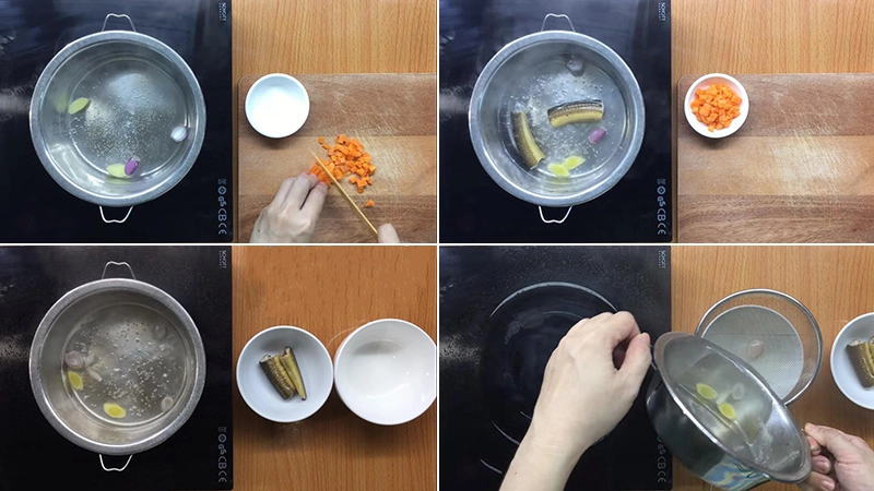 9 cách nấu cháo cà rốt cho bé 6 tháng ăn dặm đơn giản nhất - 13