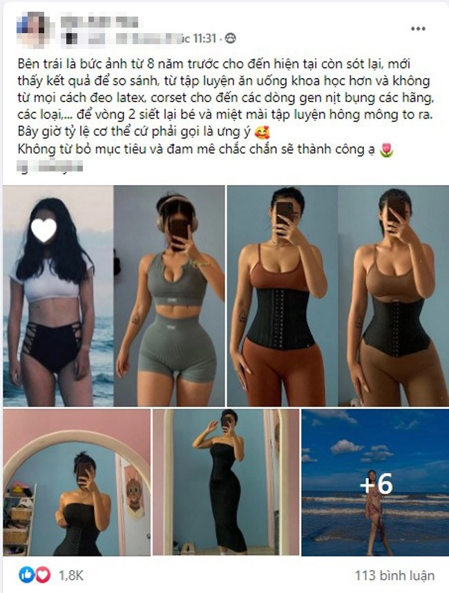 9x có vòng 3 hơn 1 mét eo nhỏ như nắm tay soi ảnh xưa mới nể trình độ dáng - 1