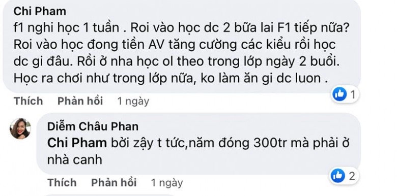 Á hậu diễm châu bức xúc vì đóng học phí 300 triệu đồng nhưng con không được tới trường - 3