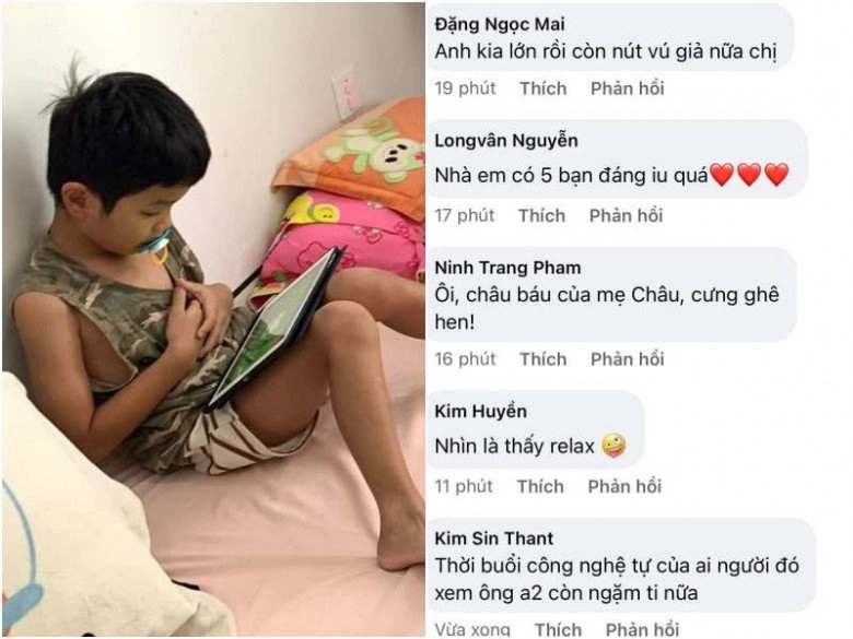 Á hậu diễm châu đơn thân nuôi 5 con không trợ cấp bị nhắc nhở con lớn vẫn ngậm ti giả - 2