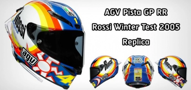 Agv pista gp rr 2020 ra mắt lấy ý tưởng từ mẫu winter test 2005 của rossi - 5
