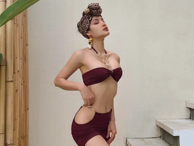 Ăn chay và đam mê tập luyện sĩ thanh tự tin diệnđồ tắm hai mảnh khoe vòng 1 chạm ngưỡng 90 - 11