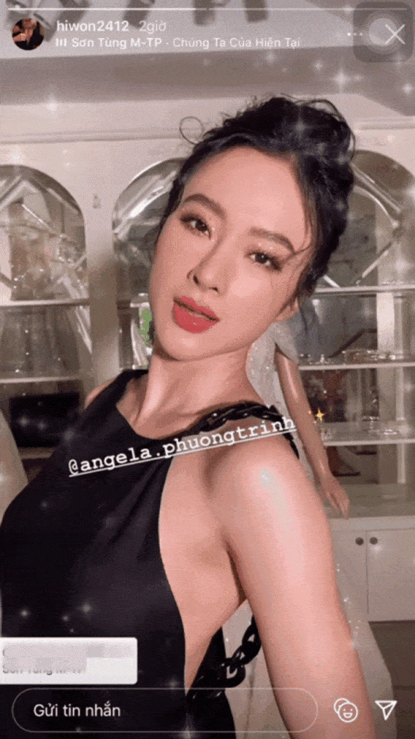 Angela phương trinh diện đầm gợi cảm ai nấy đều dán chặt mắt vào tấm lưng trần không tì vết - 2