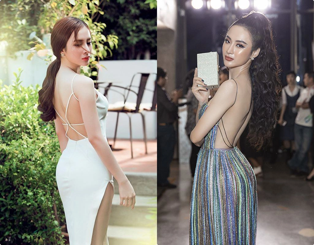 Angela phương trinh diện đầm gợi cảm ai nấy đều dán chặt mắt vào tấm lưng trần không tì vết - 6