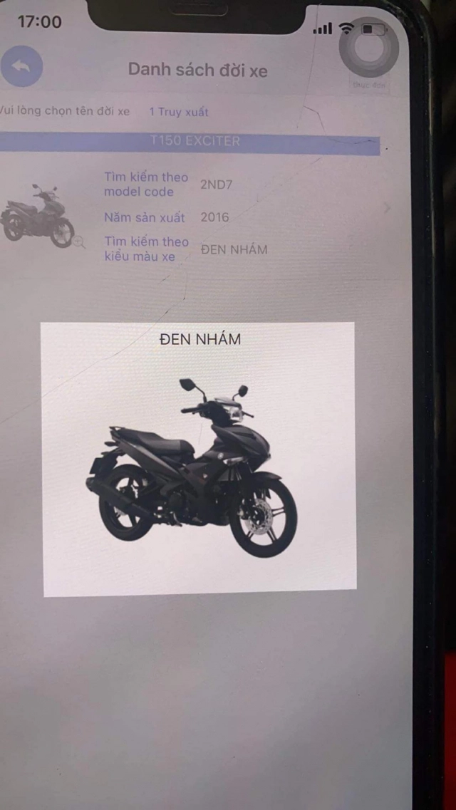 App kiểm tra được nhiều thông tin của xe yamaha rất có lợi cho những ai mua xe cũ - 5