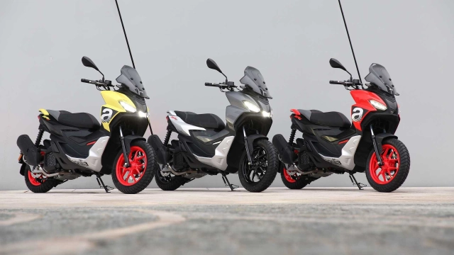 Aprilia sr gt 125 và 200 trình làng mẫu tay ga mang phong cách adv - 5