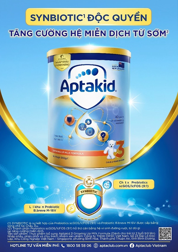 Aptakid3giúp tăngcườngmiễn dịch cho trẻtrọn vẹn dưỡng chất từ new zealand - 2