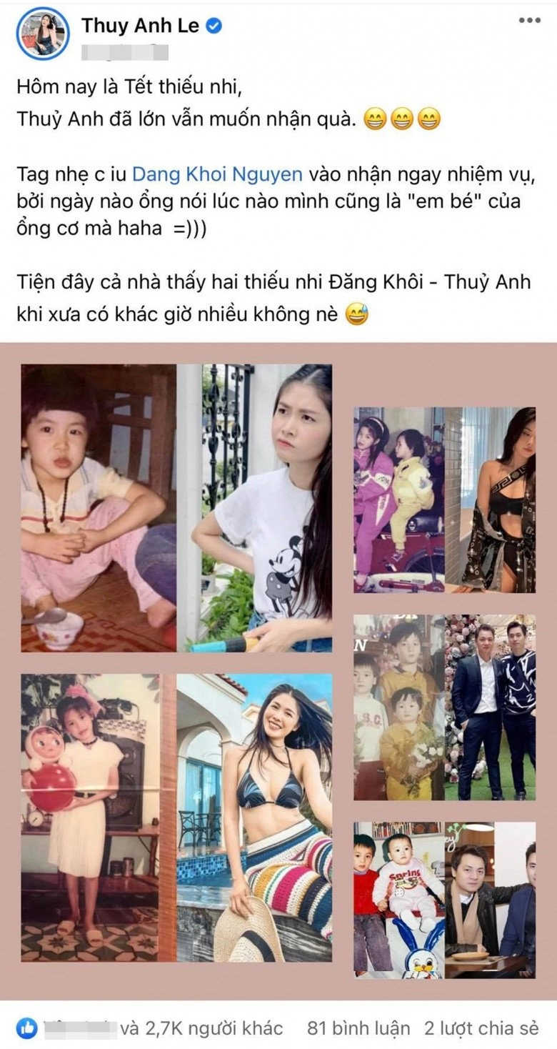 Bà xã đăng khôi sau sinh 2 con dáng đẹp hơn tuổi trăng tròn chẳng trách chồng thích gọi em bé - 2