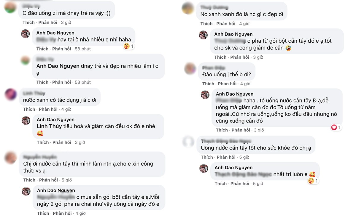 Bà xã hồng đăng uống loại thần dược xanh lè mỗi ngày 2 lít giárẻ bèo thay luôn nước lọc - 5