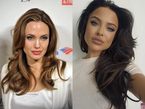 Bản sao quyến rũ sửng sốt của angelina jolie - 1