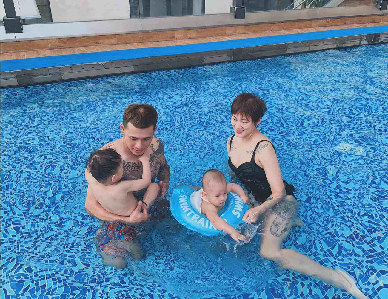 Bạn thân đàm thu trang xin giống nam dv hà thành đẻ con quá xinh nhưng chồng thắc mắc - 11