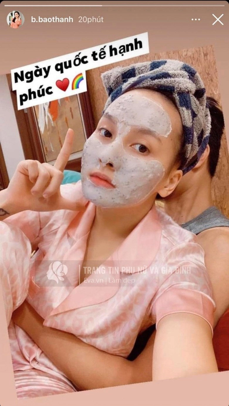 Bảo thanh sinh con gái xong ngày càng nhuận sắc chồng ôm bên cạnh vẫn mải mê tút tát - 6
