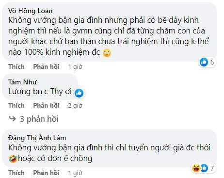 Bảo thy tuyển bảo mẫu chăm con tổng cộng 7 tiêu chí quá cao - 6