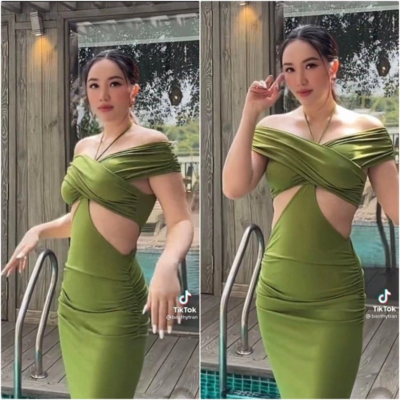 Bắt bài ăn diện đánh lừa thị giác của mẹ bỉm bảo thy eo thẳng đuột cũng hóa eo con kiến - 2