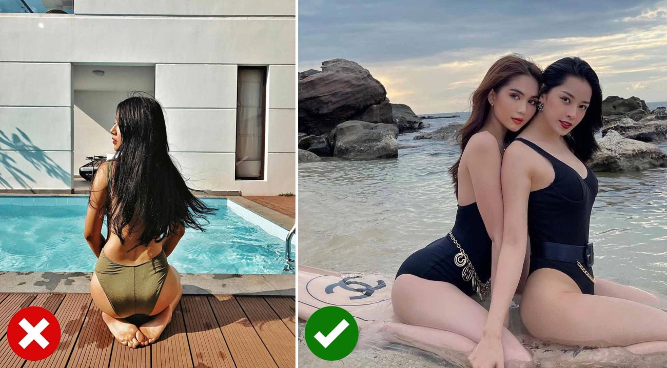 Bắt thóp chiêu thả dáng mùa hè của sao việt chị em mông lép bụng õng bơi hết vào đây - 1