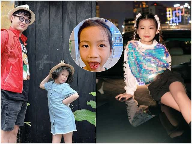 Bé gái việt ngoan nhất bố ơi mình đi đâu thế giờ trổ mã xinh đẹp nhuộm tóc 2 màu sành điệu - 13