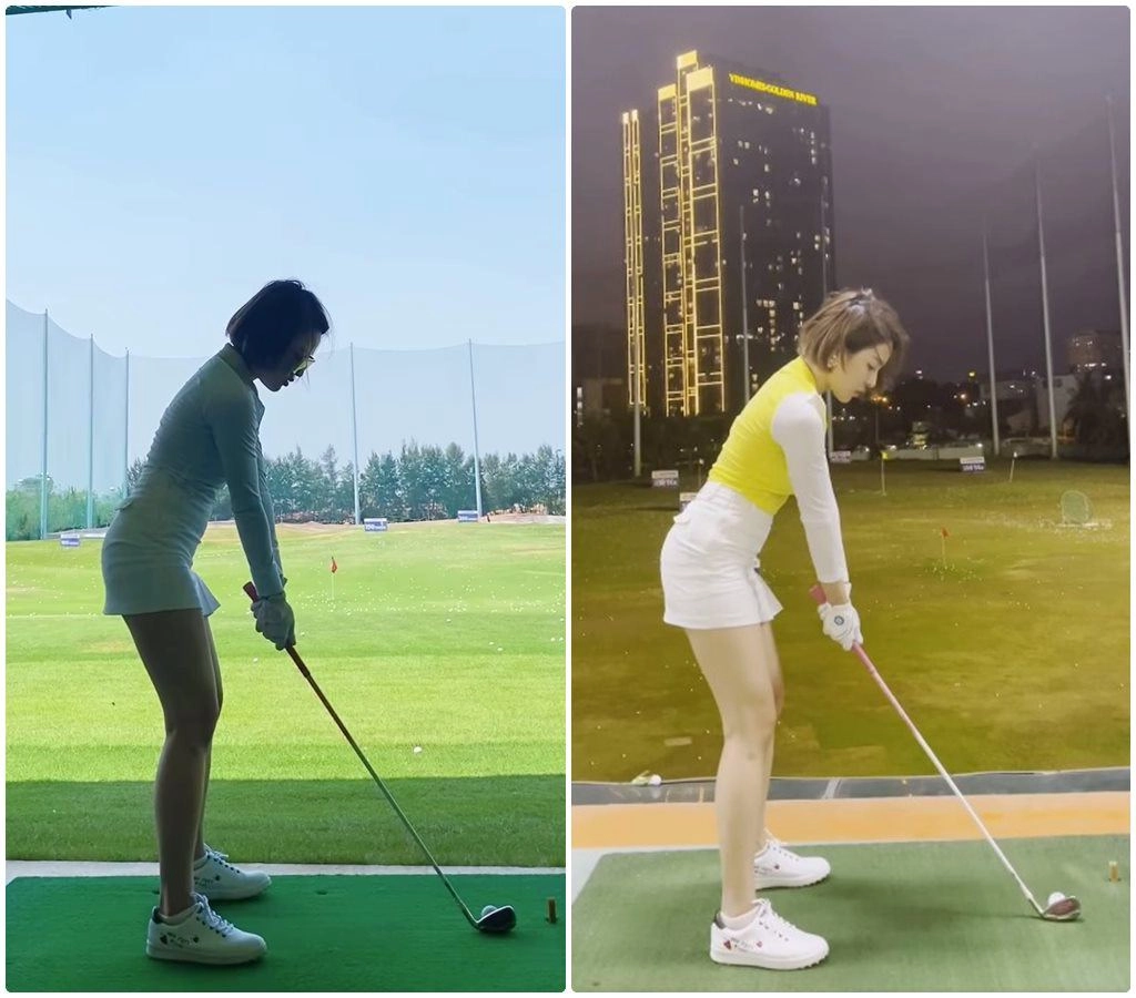 Biến sân golf thành sàn diễn thời trang quyến rũ trâm anh bỗng than khóc vì lý do khó đỡ - 4