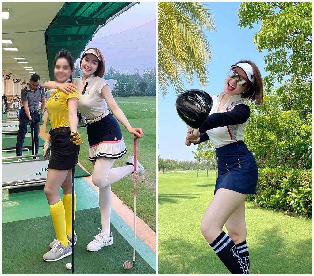 Biến sân golf thành sàn diễn thời trang quyến rũ trâm anh bỗng than khóc vì lý do khó đỡ - 5