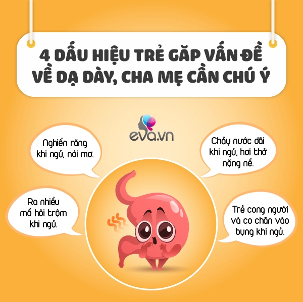 Biểu hiện bất thường khi ngủ chứng tỏ dạ dày trẻ đang kêu cứu lâu ngày con chậm lớn - 3