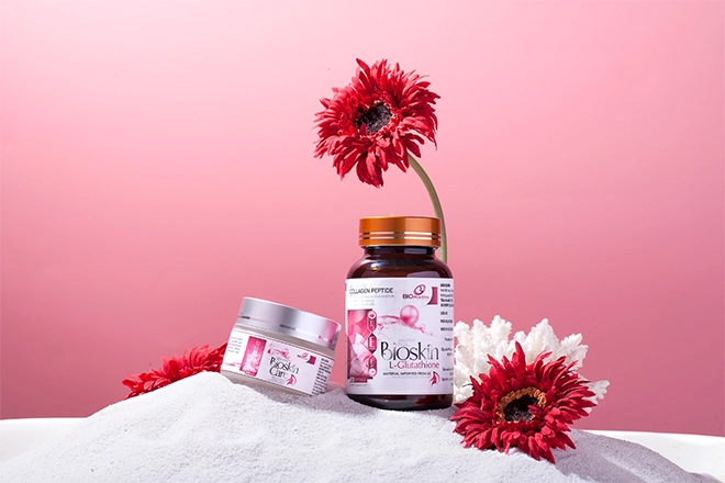 Bioskin care và bioskin l-glutathion bộ đôi giảm nám với 7 thành phần vàng giúp da sáng khỏe tự nhiên - 3