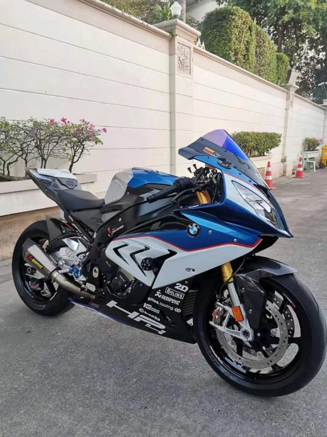 Bmw s1000rr độ bóng bẩy trong diện mạo full đồ chơi - 10