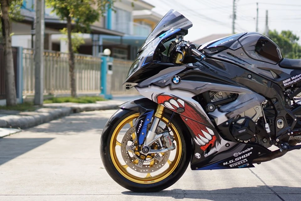 Bmw s1000rr độ kịch liệt trong diện mạo cá mập sát thủ - 15