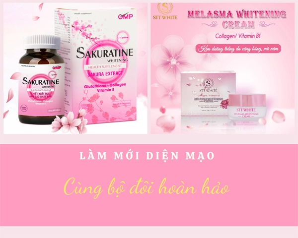 Bộ đôi sakuratine whitening và melasma cream giải pháp thổi bay sạm nám an toàn - 2