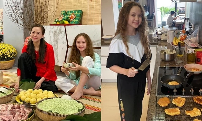 Bỏ sự nghiệplấy chồng tây mẫu nữ thế hệ vàng việt lãi con gái lai xinh đẹp tài năng - 13