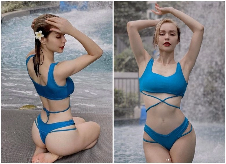 Bông hồng lai việt-pháp ngàn năm có 1 sở hữu bst áo tắm tai tiếng bikini lông lá khoét ngực bạo hết nấc - 6