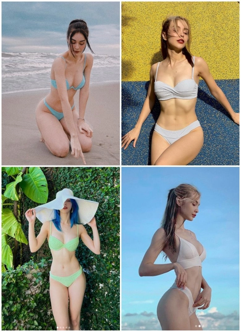 Bông hồng lai việt-pháp ngàn năm có 1 sở hữu bst áo tắm tai tiếng bikini lông lá khoét ngực bạo hết nấc - 9