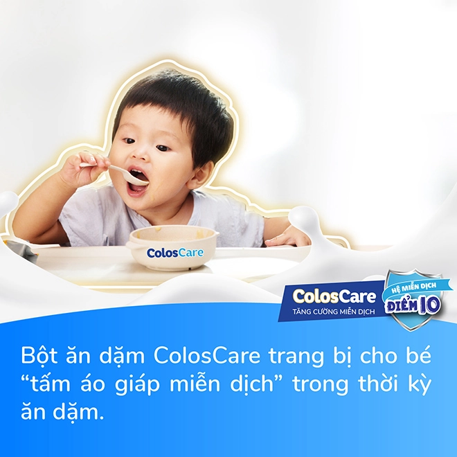 Bột ăn dặm coloscare bé ăn dặm đủ chất tăng cường miễn dịch vượt trội - 3
