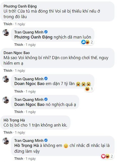 Btv quang minh hoảng loạn vì tìm khắp nhà không thấy con út - 5