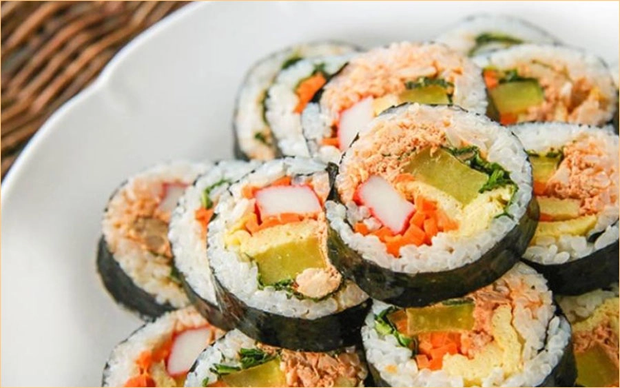 Cách làm kimbap ngon không bị tanh chuẩn vị hàn quốc - 4