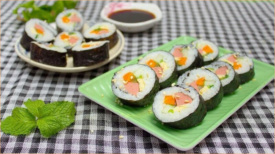 Cách làm kimbap ngon không bị tanh chuẩn vị hàn quốc - 17