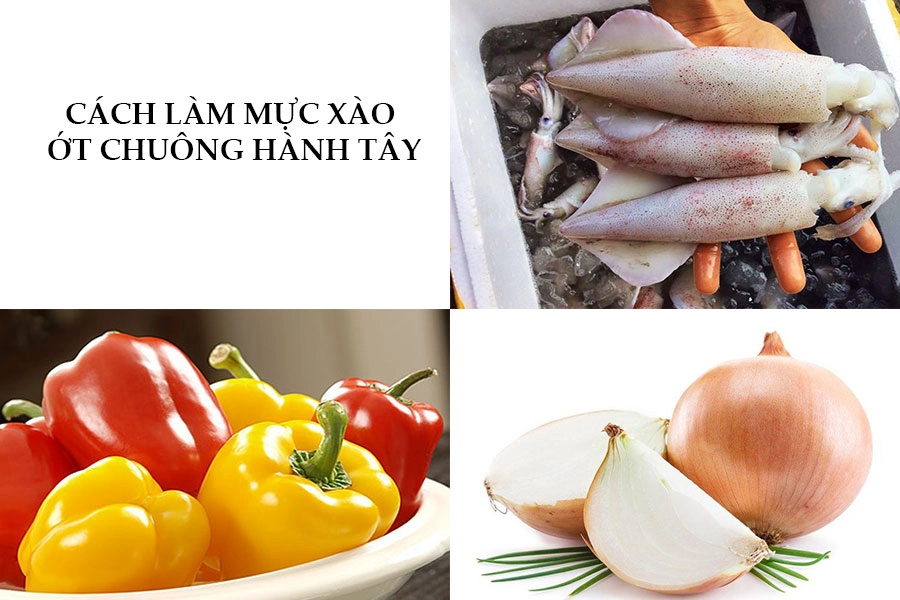 Cách làm mực xào ớt chuông hành tây cần tây ngon xuất sắc - 7