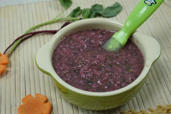 Cách nấu cháo thịt bò rau dền cho bé cực ngon - 6