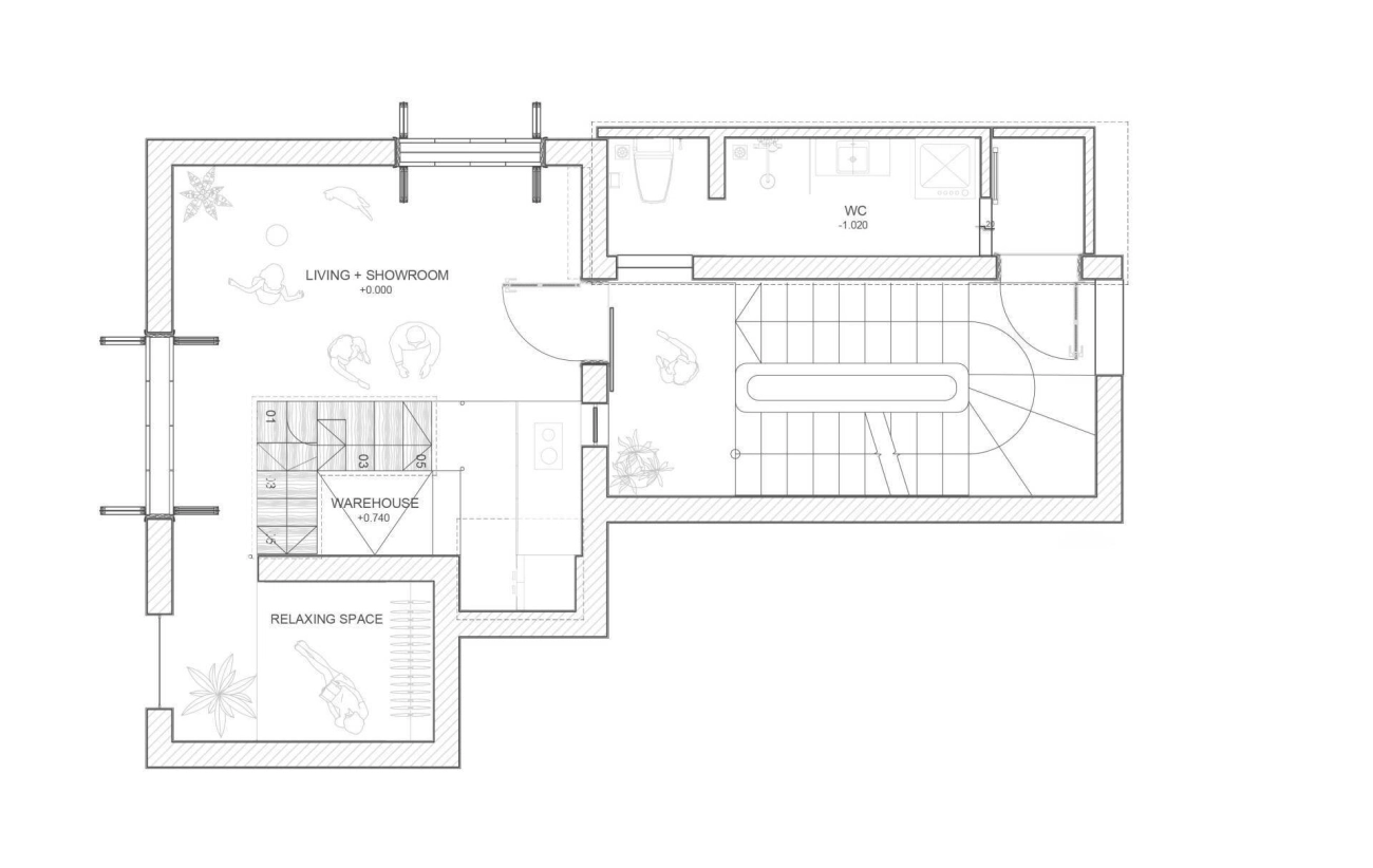 Căn hộ 30m2 ẩm mốc xập xệ như rộng ra gấp đôi nhờ cách cải tạo đặc biệt - 4