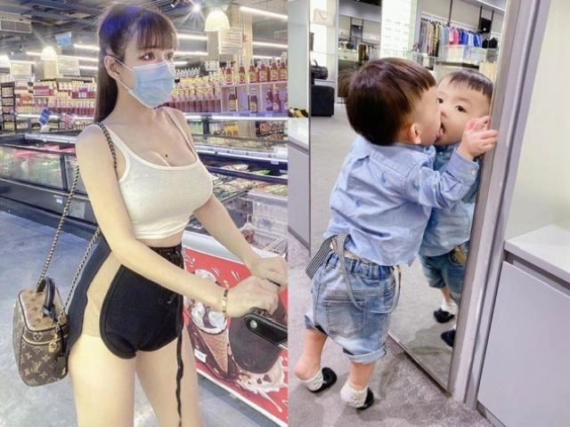 Cảnh hotgirl tiếp viên hàng không áp con sơ sinh vào ngực đẹp như tranh nhưng ai cũng thắc mắc - 10