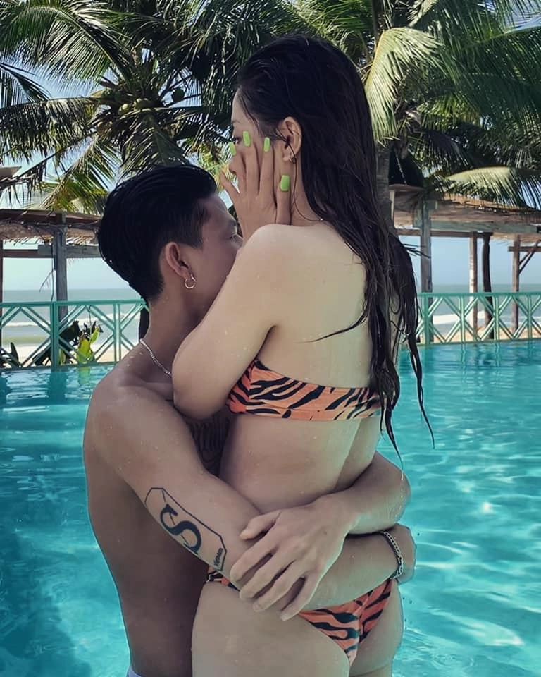 Cặp đôi em trai du học và chị đẹp mẫu việt nổi tiếng mxh con chào đời có 60000 fan - 4